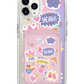 iPhone Magnetic Wallet Holo Case - Girl Power Sticker Pack