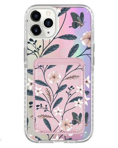 iPhone Magnetic Wallet Holo Case - Ivy