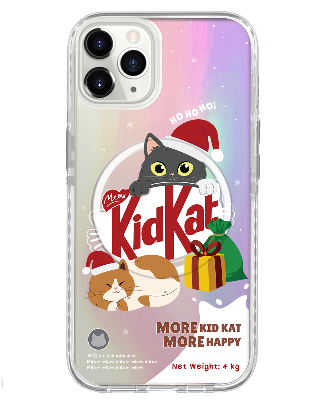 iPhone Rearguard Holo - Kidkat Christmas