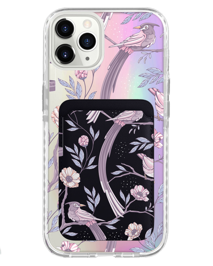 iPhone Magnetic Wallet Holo Case - Lovebird 4.0