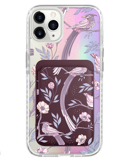 iPhone Magnetic Wallet Holo Case - Lovebird 4.0