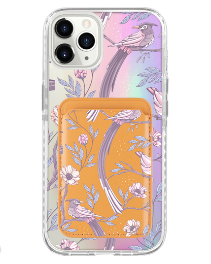 iPhone Magnetic Wallet Holo Case - Lovebird 4.0