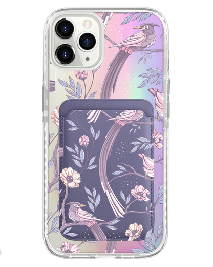 iPhone Magnetic Wallet Holo Case - Lovebird 4.0