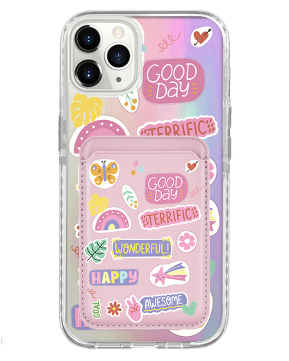 iPhone Magnetic Wallet Holo Case - Motivation 2.0