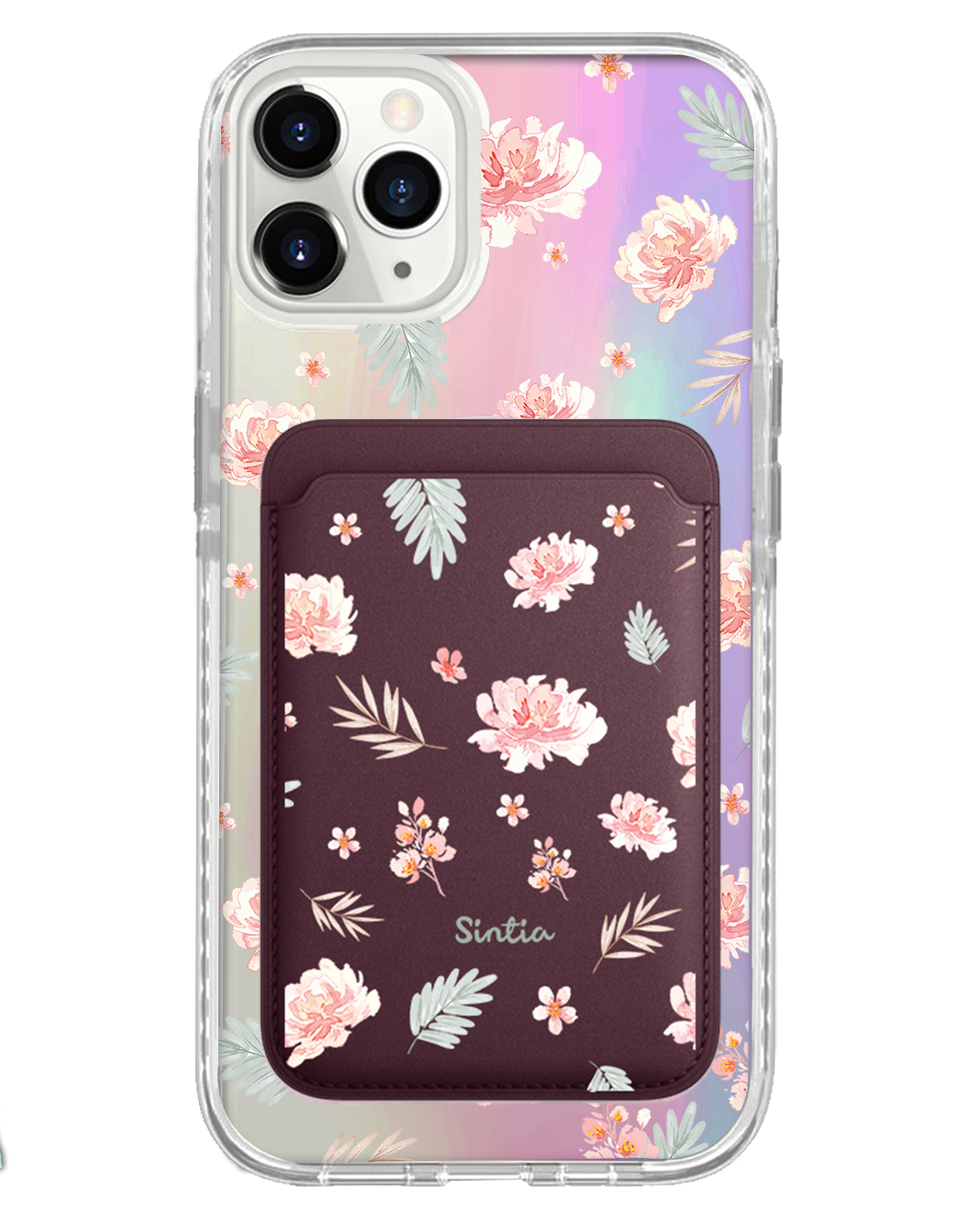 iPhone Magnetic Wallet Holo Case - Botanical Garden 4.0