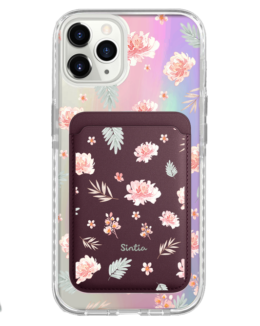 iPhone Magnetic Wallet Holo Case - Botanical Garden 4.0