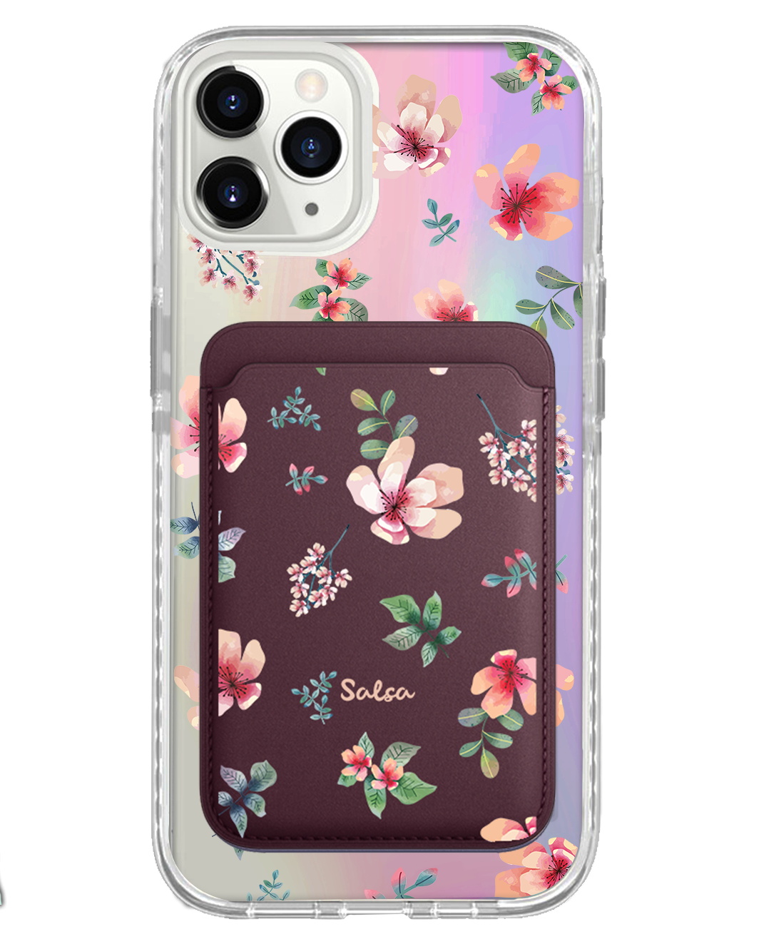 iPhone Magnetic Wallet Holo Case - Botanical Garden 5.0