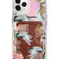 iPhone Magnetic Wallet Holo Case - Oil Painting Birds