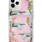 iPhone Magnetic Wallet Holo Case - Oil Painting Birds