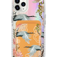 iPhone Magnetic Wallet Holo Case - Oil Painting Birds