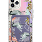 iPhone Magnetic Wallet Holo Case - Oil Painting Birds