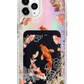 iPhone Magnetic Wallet Holo Case - Oil Painting Koi