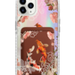 iPhone Magnetic Wallet Holo Case - Oil Painting Koi