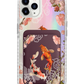 iPhone Magnetic Wallet Holo Case - Oil Painting Koi