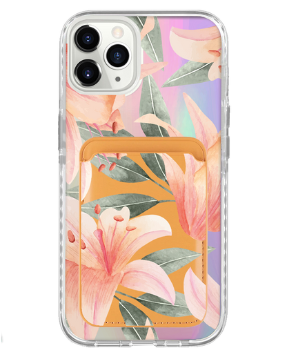 iPhone Magnetic Wallet Holo Case - Phoebe