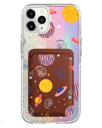 iPhone Magnetic Wallet Holo Case - Planetarium 2.0