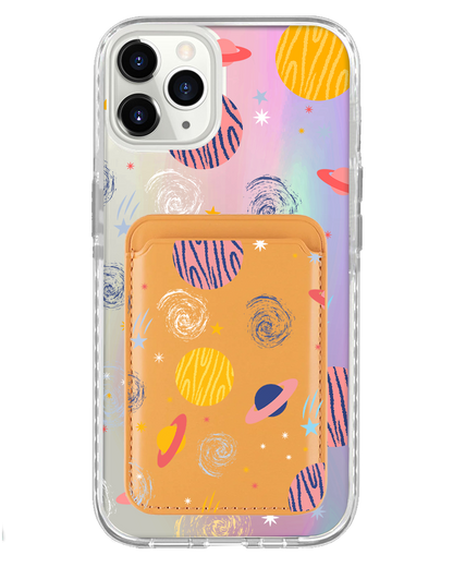 iPhone Magnetic Wallet Holo Case - Planetarium 2.0