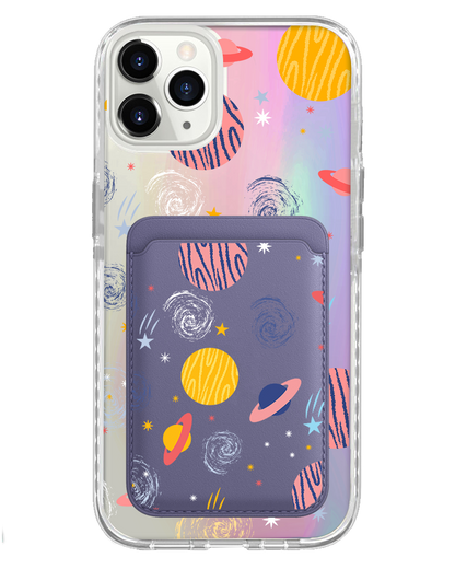 iPhone Magnetic Wallet Holo Case - Planetarium 2.0