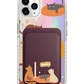 iPhone Magnetic Wallet Holo Case - Playful Cat 1.0