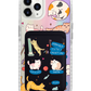 iPhone Magnetic Wallet Holo Case - Playful Cat 2.0