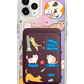 iPhone Magnetic Wallet Holo Case - Playful Cat 2.0