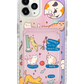 iPhone Magnetic Wallet Holo Case - Playful Cat 2.0