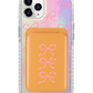 iPhone Magnetic Wallet Holo Case - Coquette Triple Bow