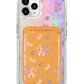 iPhone Magnetic Wallet Holo Case - Cherry Blossom