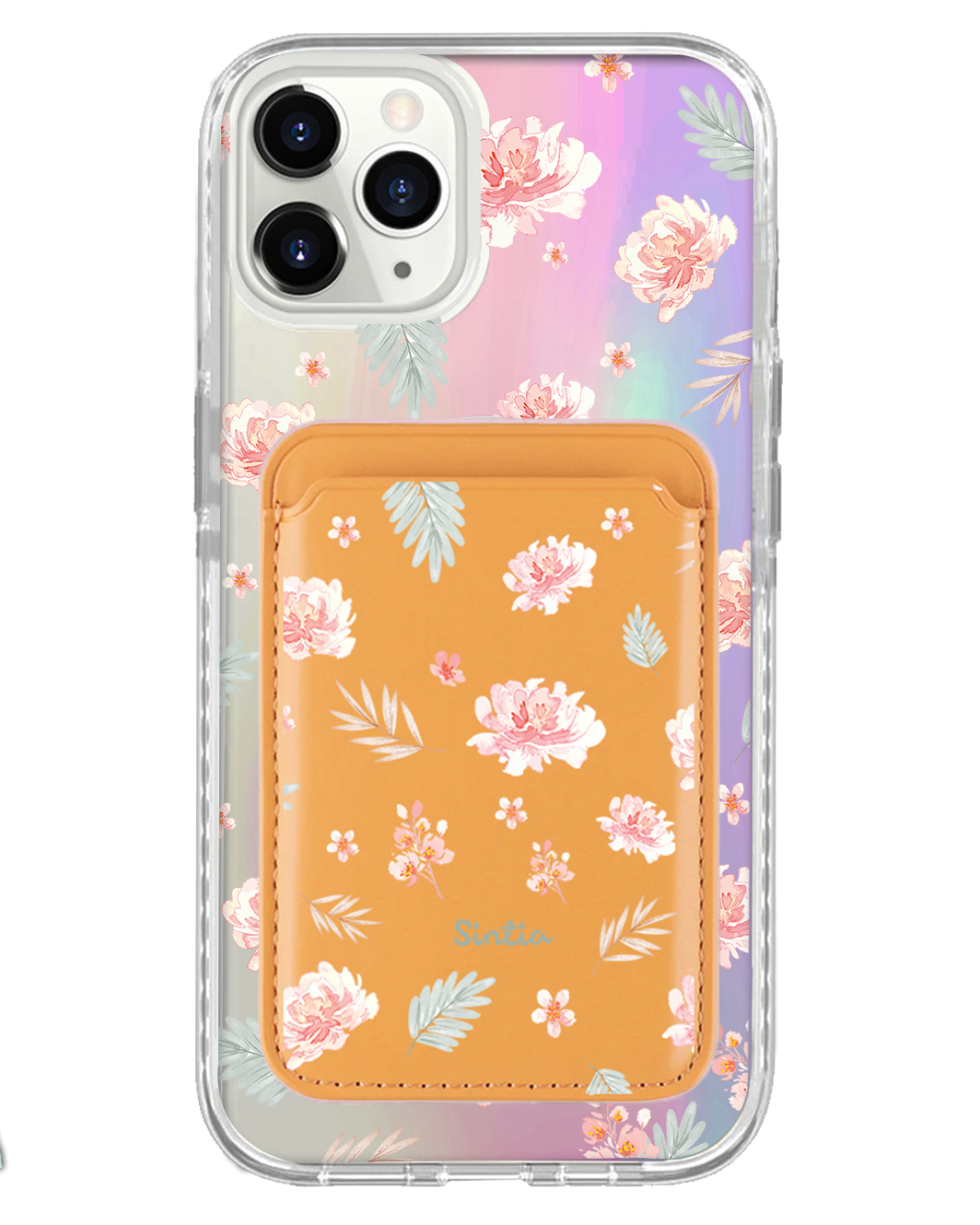 iPhone Magnetic Wallet Holo Case - Botanical Garden 4.0