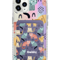 iPhone Magnetic Wallet Holo Case - Rainbow Meow 1.0