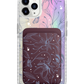 iPhone Magnetic Wallet Holo Case - Sketchy Flower & Butterfly 2.0