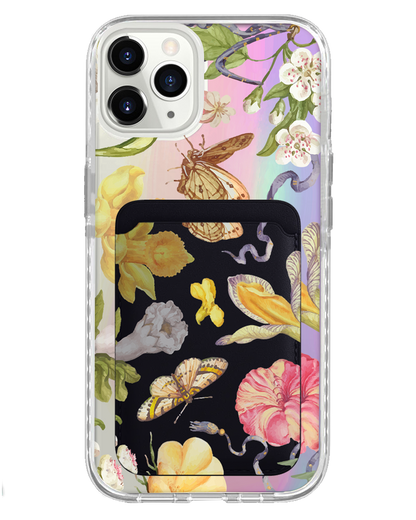 iPhone Magnetic Wallet Holo Case - Sunny