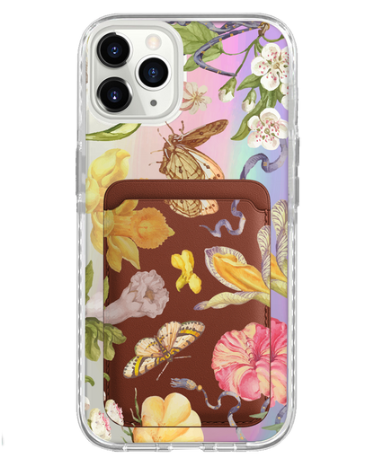 iPhone Magnetic Wallet Holo Case - Sunny