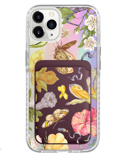 iPhone Magnetic Wallet Holo Case - Sunny