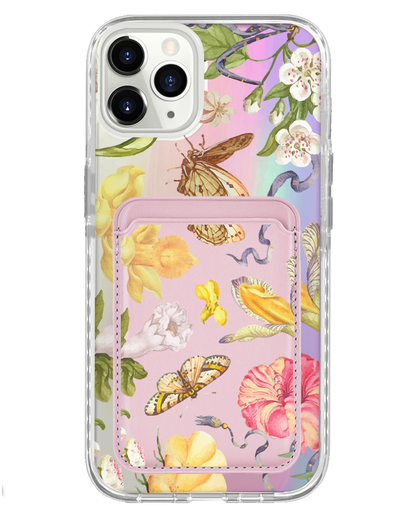 iPhone Magnetic Wallet Holo Case - Sunny