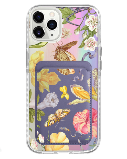 iPhone Magnetic Wallet Holo Case - Sunny