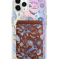 iPhone Magnetic Wallet Holo Case - Tiger & Floral 1.0