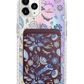 iPhone Magnetic Wallet Holo Case - Tiger & Floral 1.0