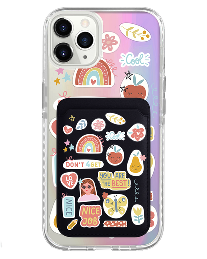 iPhone Magnetic Wallet Holo Case - You are the Best 1.0