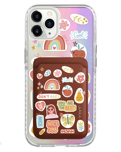 iPhone Magnetic Wallet Holo Case - You are the Best 1.0