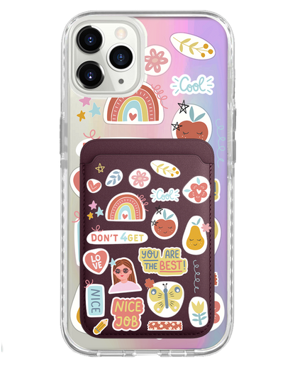 iPhone Magnetic Wallet Holo Case - You are the Best 1.0