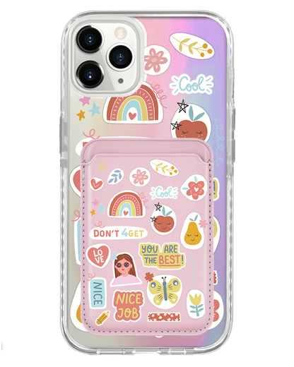 iPhone Magnetic Wallet Holo Case - You are the Best 1.0