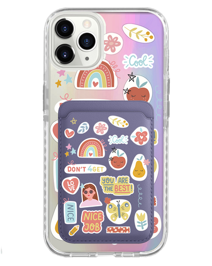 iPhone Magnetic Wallet Holo Case - You are the Best 1.0