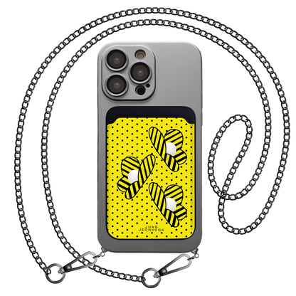 iPhone Magnetic Wallet Silicone Case - Honey