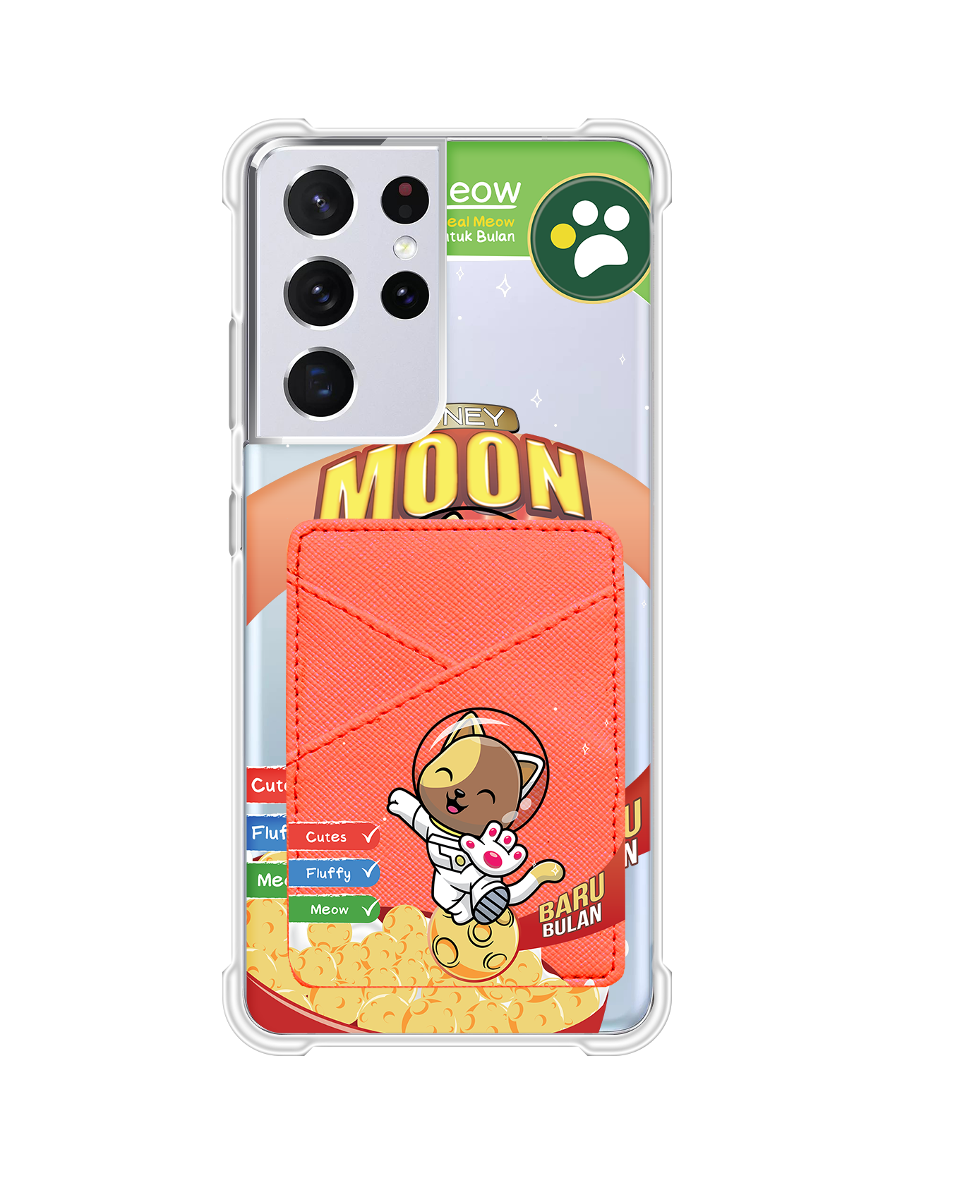 Android Phone Wallet Case - Honey Moon