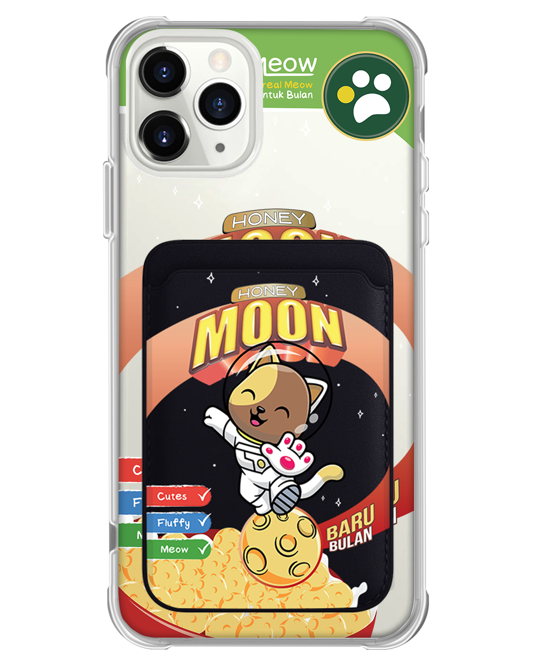 iPhone Magnetic Wallet Case - Honey Moon