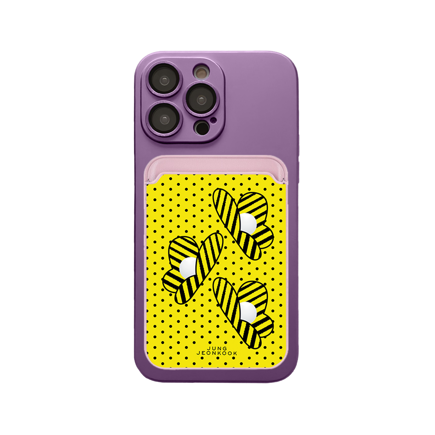 iPhone Magnetic Wallet Silicone Case - Honey