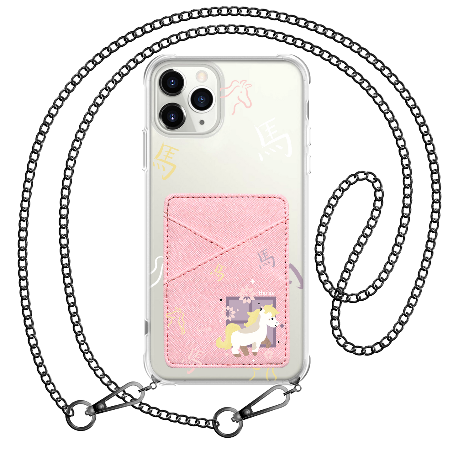 iPhone Phone Wallet Case - Horse (Chinese Zodiak / Shio)