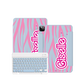 iPad / Android Tab Wireless Keyboard Flipcover - Barbie Zebra Pattern