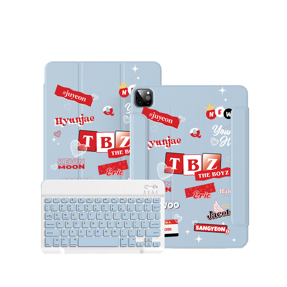 iPad / Android Tab Wireless Keyboard Flipcover - The Boyz Members